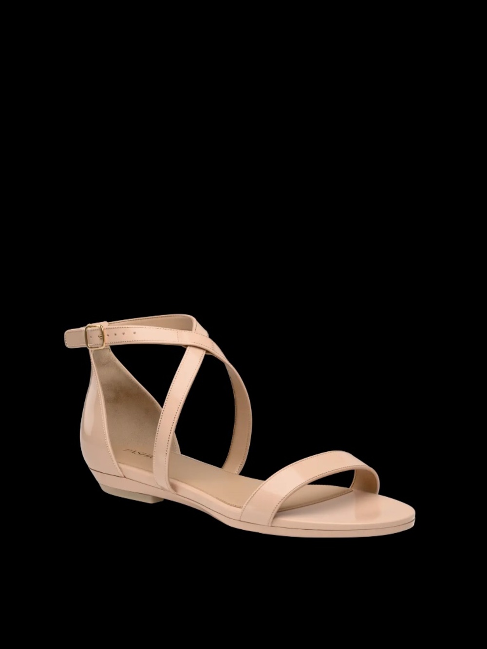 Pashion Footwear The Sandal - Sand Patent - Size 7.5